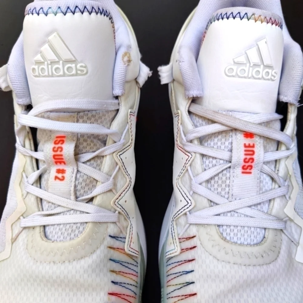 Adidas DON Issue 2 GCA White Sneakers Men's Shoes Size 10